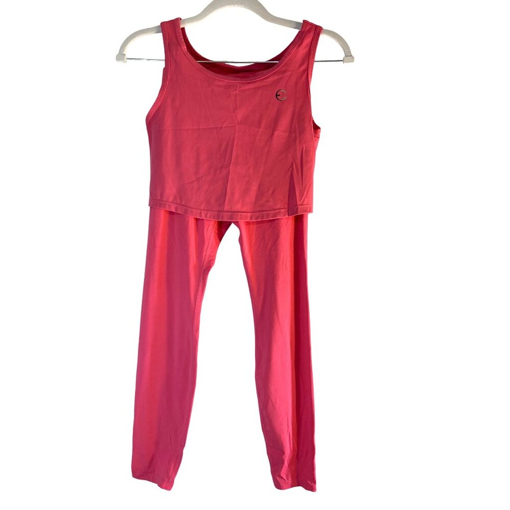 Essence Girls Dance Outfit 2 PC Pink Pants/Crop Top Size 11-12